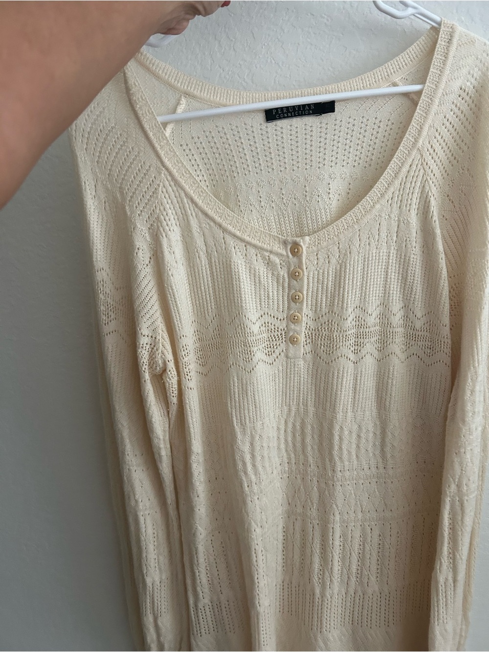 Peruvian Connection pima cotton knit shirt
